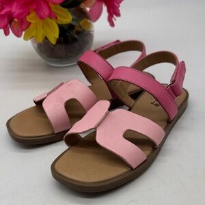 Art Class Hot Pink Light Pink Tan Sandals Size 3 MCS9426Q